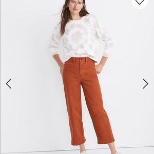 Madewell Slim Emmett Wide-leg Crop Pant